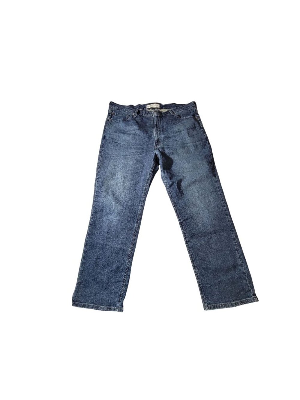 Signature Levi Strauss & Co. Mens Denim Jeans Size W42 L30 Medium Wash Zip-Fly